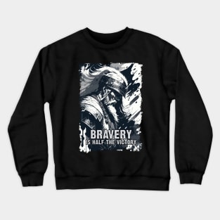 Viking warrior illustration Embark on a journey to the ancient realms of valor and strength Crewneck Sweatshirt